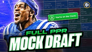 ITS MOCK DRAFT SEASON ⎮ Full PPR Mock Draft 2024 Fantasy Football [upl. by Rafaelita303]