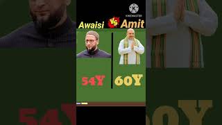 Amit shah vs Assasudin awaisi comparison battle fightshortsawaisiviraltrending [upl. by Adnahsar]