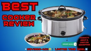 Best Crock Pot 7 Quart Oval Manual Slow Cooker Review [upl. by Winna]