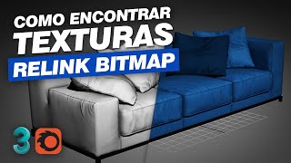 Como ENCONTRAR TEXTURAS dos blocos no 3DS MAX  RELINK BITMAP  ARCHVIZ [upl. by Landsman]