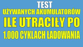 KONTEC Ile pojemności tracą akumulatory LiFePO4 po 1000 cykli pracy [upl. by Levison]