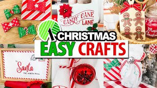 SUPER EASY Christmas Crafts made in only 5 MINUTES Dollar Tree DIYs 2024 [upl. by Galatea325]