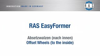 Sickenmaschine EasyFormer Absetzen nach innen  Swaging Machine EasyFormer Offset flanges  inside [upl. by Yrekcaz295]