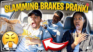 SLAMMING THE BRAKES PRANK ON BOYFRIEND [upl. by Kado]