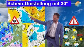 ScheinUmstellung mit bis zu 30° Monatswechsel AprilMai sommerlich Wettervorhersage 24041524 [upl. by Maryrose]