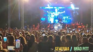 Koncert Severina live Opatija ljetna pozornica 11082022  Brad Pitt [upl. by Auberta]