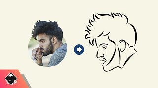 Inkscape Tutorial Line Portrait [upl. by Ylim]