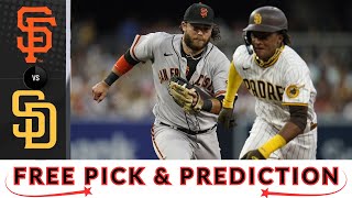 Giants Vs Padres MLB Free Pick for Saturday 97  MLB Picks And Parlay [upl. by Nosreme45]