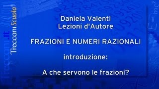 A che servono le frazioni [upl. by Nefen]