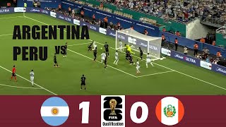 Argentina vs Peru  2024 World Cup Qualification  Match Highlights [upl. by Vastah710]