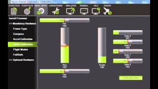 Arducopter APM 26 Radio calibration amp Flight Modes  Parte 5 [upl. by Nedloh]