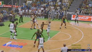 Larry Bird Signature Shot Fadeaway Jumper  1992 NBA Playoffs R1 Pacers vs Celtics  NBA 2K23 PS5 [upl. by Huldah]