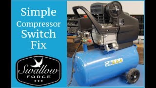 Easy way to replace a Compressor Pressure Switch Swallow Forge [upl. by Chryste]