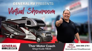 Virtual Showroom  Thor Motor Coach Magnitude RB34  General RV Center [upl. by Crescin]