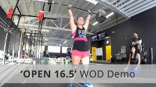 CrossFit quotOPEN 165quot WOD Demo amp Workout Tips  1839 Rx [upl. by Frodeen]