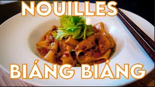 Nouilles Biáng Biáng 棒棒麵  Cuisine Chinoise [upl. by Elletsirhc353]