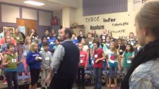 McNary Honor Choir warm ups [upl. by Nacul]