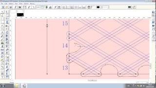 Richpeace AutoSew CAD Software Operation [upl. by Ellinej]