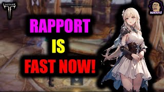 Beginner tips to expedite rapport gain New easy rapport gains revamped [upl. by Wettam]