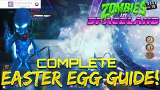 “ZOMBIES IN SPACELAND” EASTER EGG GUIDE – COMPLETE EASTER EGG TUTORIAL Infinite Warfare Zombies [upl. by Balbur]