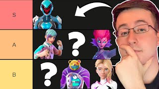 RANKING CHAPTER 3 SEASON 4 BATTLE PASS SKINS  Fortnite Tier List [upl. by Aisyat]