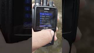 Alinco DJMD5XEG VHF UHF handheld with DMR GPS SMS APRS features [upl. by Stephannie]