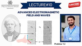 Lecture 10 Advanced Electromagnetic Field and Waves  Chapter 7 Problem 72  Physicist Hammad [upl. by Aleekat]