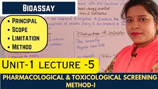 Bioassay  Principle  Importance  Limitation  Disadvantage  Types Of Bioassay [upl. by Aciemaj]