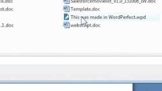 How to open a WordPerfect document in Word 2007 [upl. by Adriaens499]