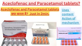 Aceclofenac Paracetamol ip 1000 mg Tablets Uses  Aldigesix SP tablets [upl. by Nagle713]