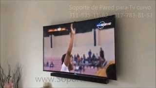 Soporte de pared para televisor curvo oled vhd Bogota [upl. by Nevar]