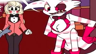 HUSK GETS EMBARRASSED  Hazbin Hotel Comic [upl. by Attikram]