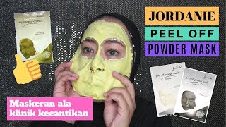 Jordanie Peel Off Powder Mask  Maskeran ala klinik kecantikan [upl. by Portuna]