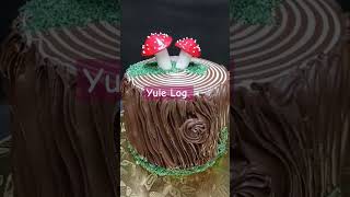 yule log cake decorating ideas chef nitesh [upl. by Yennep]