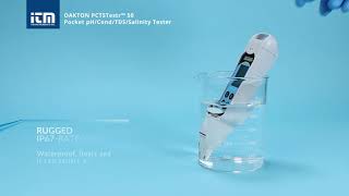 Getting to know the OAKTON PCTSTestr 50 Waterproof Pocket pHCondTDSSalinity Tester [upl. by Yenohtna]