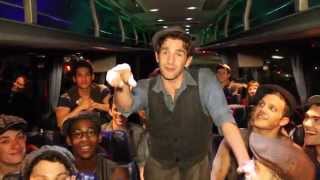 Cast of NEWSIES Surprise Movie Theatre full of Fansies [upl. by Akemihs]