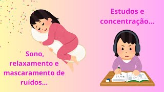 Ruído rosa para concentração estudos sono e tranquilidade [upl. by Garth481]