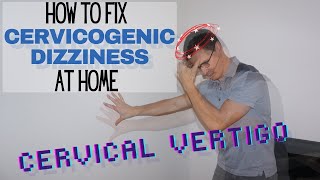 How to Get Rid of Cervicogenic Dizziness  Cervical Dizziness Exercises  Dr Jon Saunders [upl. by Nalloh22]