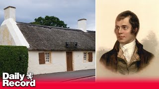 Burns Night Take a tour inside Burns Cottage in Alloway  birthplace of Scotlands national bard [upl. by Pugh]