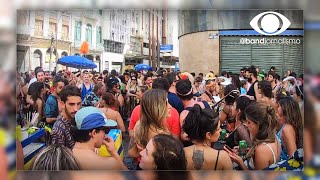 Blocos clandestinos fiscais tentam coibir carnaval de rua no Rio de Janeiro [upl. by Zelten803]