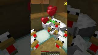 How many chickens I will spawn with full inventory of wheat seeds in Minecraft [upl. by Akers]