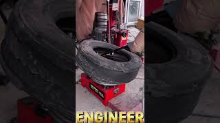 Truck Tyre 🛞 Change in Machine machine automachine shortsvideo [upl. by Alitta]