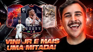 SONHO REALIZADO COM VINI JR NO BANQUETA E TIREI MAIS UMA BÊNÇÃO NOS PACKS [upl. by Rehptsirhc633]