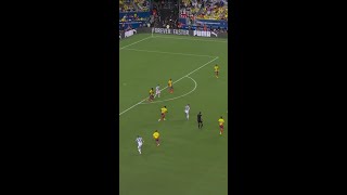 QUE ISSO MESSI 😂GÊNIO  ARGENTINA X COLÔMBIA  COPA AMÉRICA  SHORTS  geglobo [upl. by Latty]