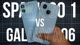 TECNO SPARK GO 1 vs GALAXY A06│¿Es más BARATO y es MEJOR😲😲 │ COMPARATIVA A DETALLE [upl. by Ynabla]