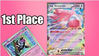 1st Place BLISSEY EX Deck Will Ruin The Meta Twilight Masquerade [upl. by Bajaj327]