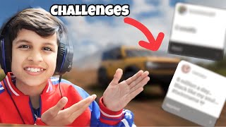 DOING CRAZY CHALLANGES IN FORZA HORIZON 5😨 [upl. by Torrlow]