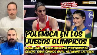 POLÉMICA EN LOS JUEGOS OLÍMPICOS Ángela Carini SE RETIRA de PELEA vs Imane Khelif  ESPN Boxeo [upl. by Ytinirt293]