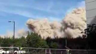 Demolition of Stirlingfauld Flats Gorbals Glasgow [upl. by Ora]