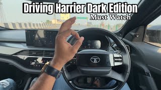 Tata Harrier Full Drive Review  New Harrier Dark Edition  Adas features Price Features [upl. by Belmonte]